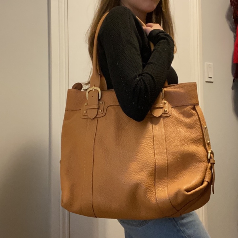 Tan Dooney & Bourke leather bag